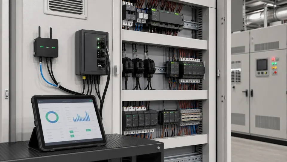 Energy monitoring smart meter, sensors, gateway controller, and tablet dashboard