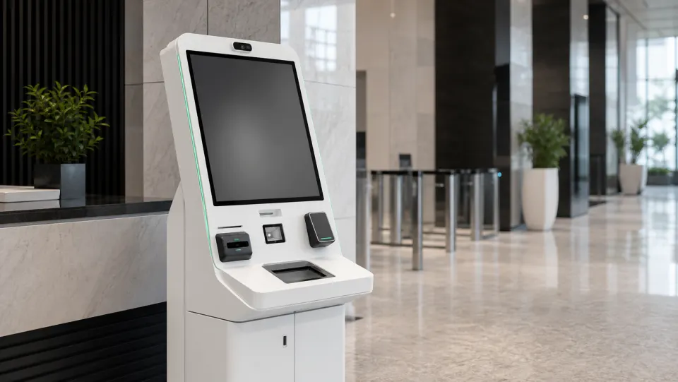 Self-service kiosk and scanner devices for returns and service workflows
